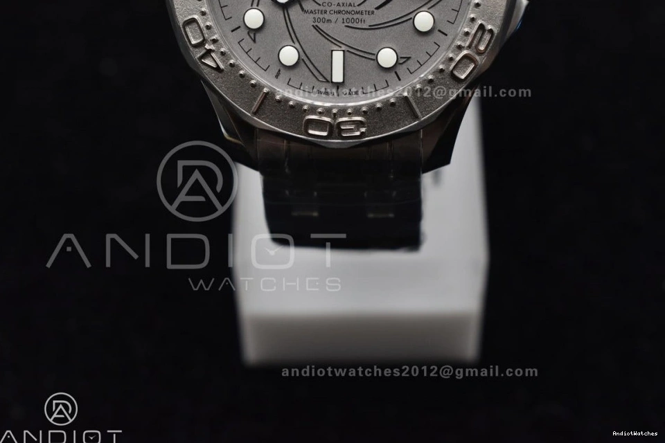 VSF SS Bright 1:1 Seamaster Best Edition 300M Gray Platinum on 1062 Bracelet 007 Dial A 0313